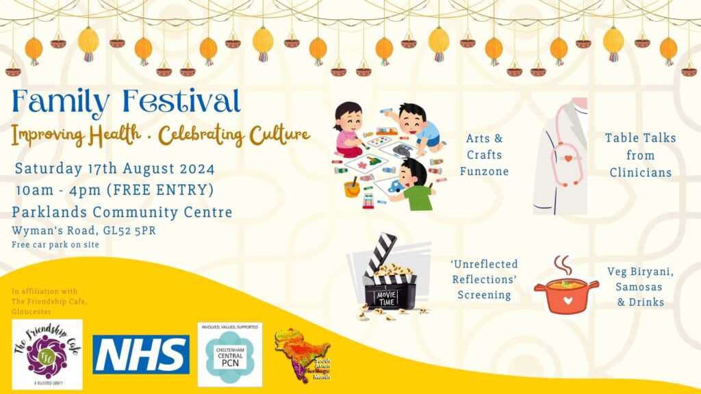 Poster with details of family festival